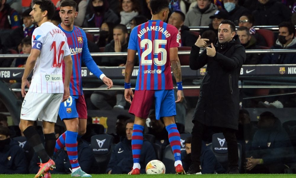  Xavi talks Pedri, Araujo, Dembele and La Liga title chances after Barcelona beat Sevilla