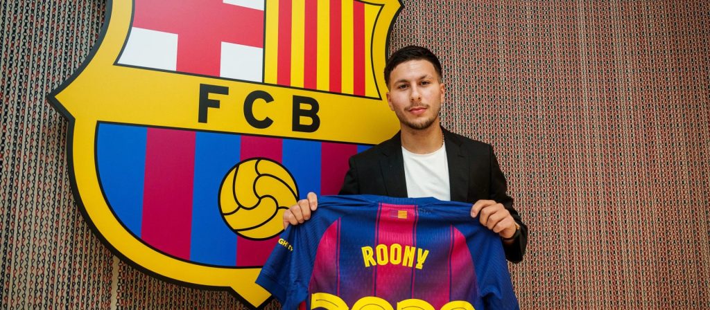 Roony Bardghji has officially signed for Barcelona.