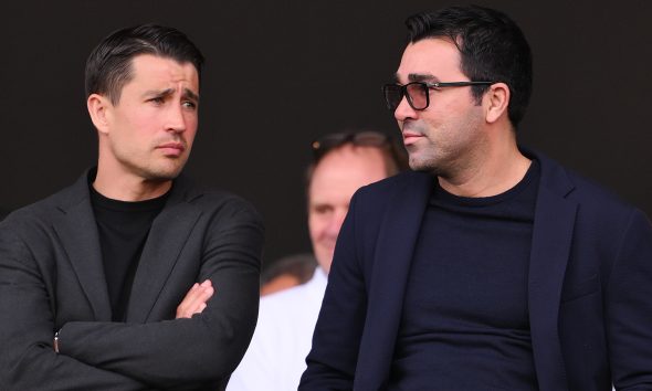 Bojan and Deco, Barcelona executives