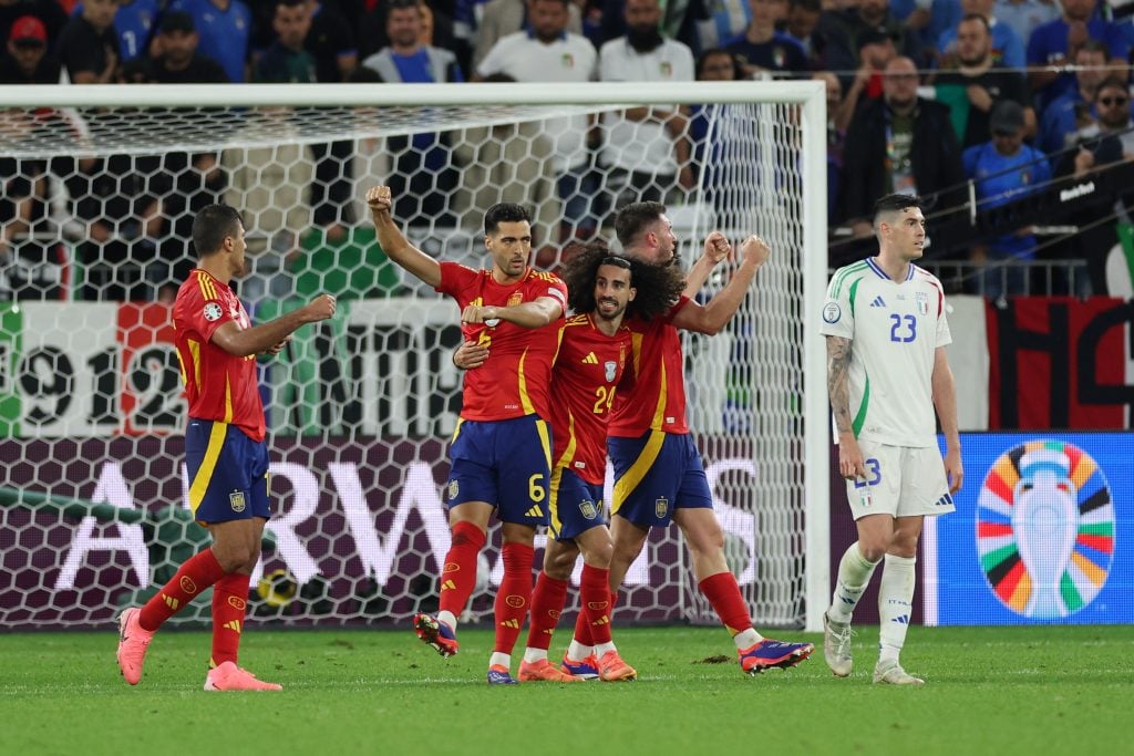 Mikel Merino, Marc Cucurella, jogadores espanhóis