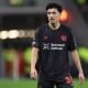 Ibrahim Maza of Bayer Leverkusen