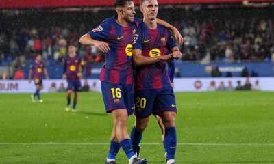 Dani Olmo, Fermin Lopez, Barcelona players