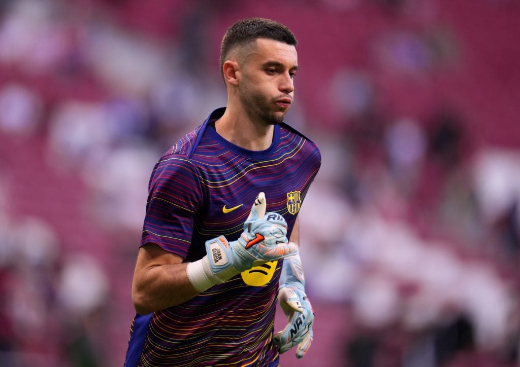 Joan Garcia of FC Barcelona
