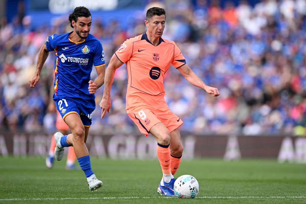 Robert Lewandowski of FC Barcelona