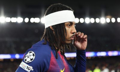 Jules Kounde of FC Barcelona