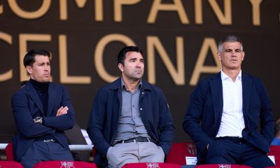 Barcelona Football Coordinator Bojan Krkic, FC Barcelona Director of Football Deco