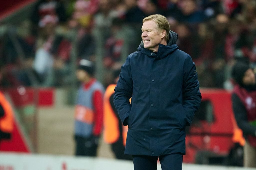 Ronald Koeman, técnico da seleção holandesa