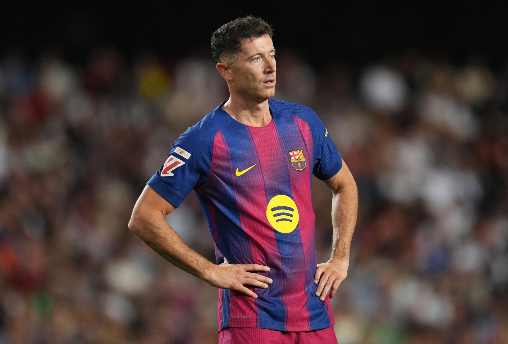 Lewandowski back in Barcelona after Chicago Fire talks as future