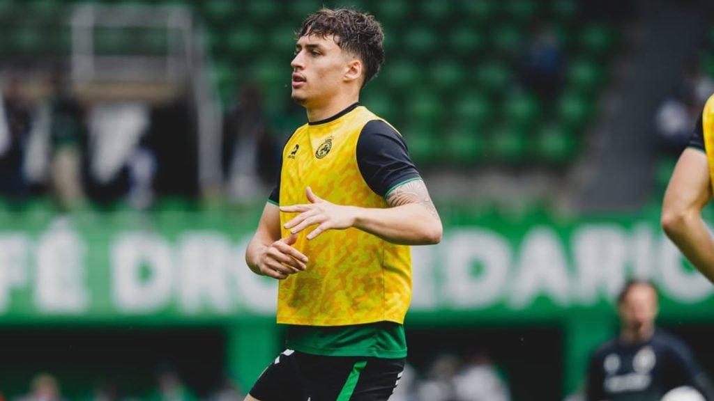 Jorge Salinas, jogador do Racing Santander