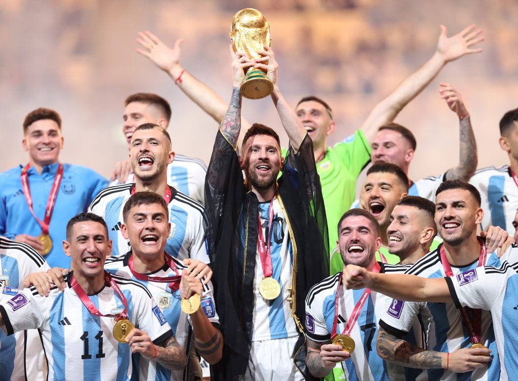 Lionel Messi of Argentina