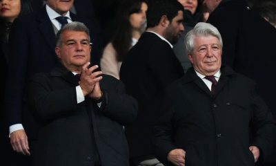 Joan Laporta, Enrique Cerezo, Barcelona and Atletico Madrid presidents