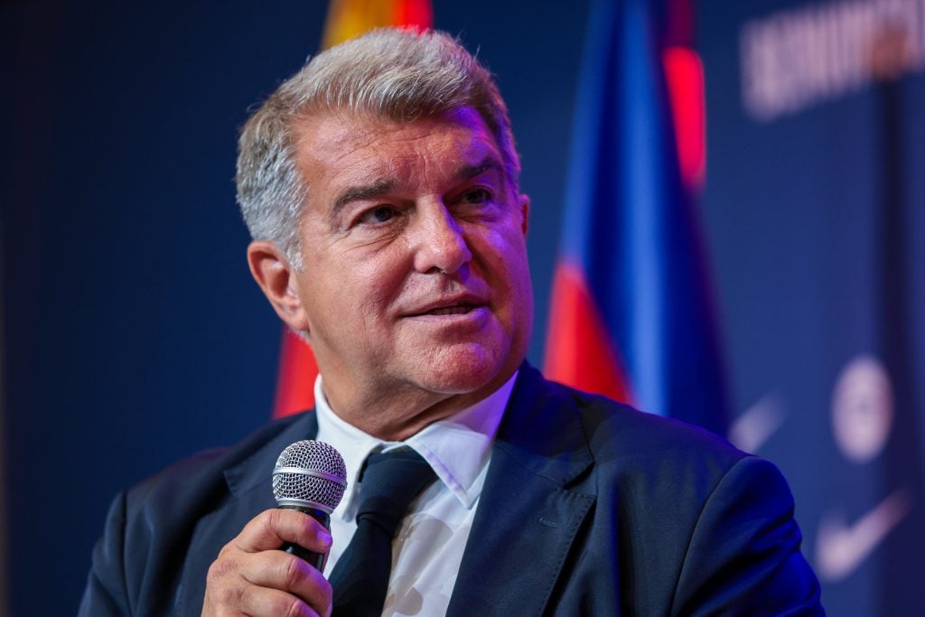 Presidente do Barcelona, Joan Laporta