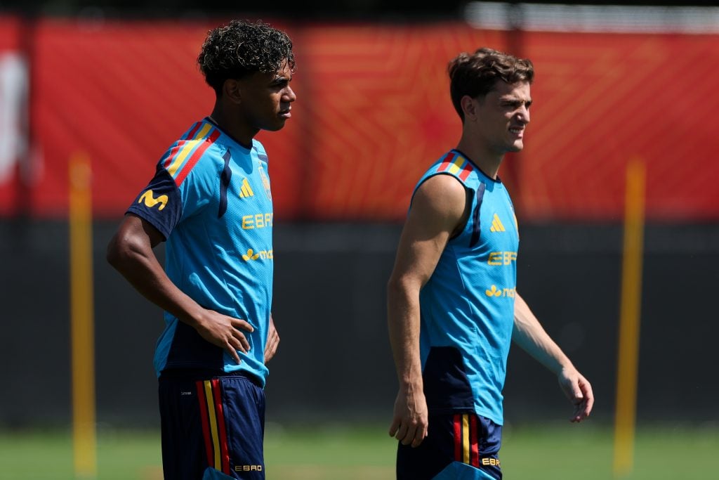 Gavi e Lamine Yamal da Espanha