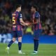 Pau Cubarsi and Lamine Yamal of FC Barcelona