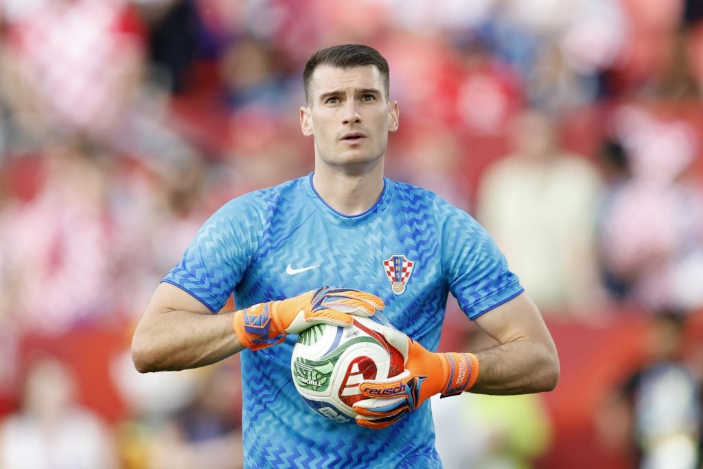 Dominik Livakovic #1 of Croatia