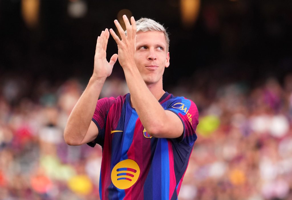 Dani Olmo of FC Barcelona
