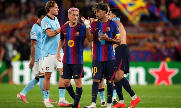 Gavi, Lamine Yamal, Barcelona players