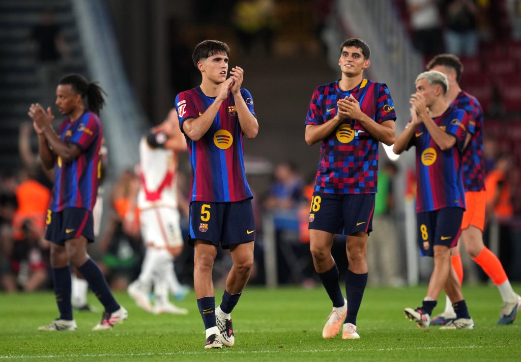 Pau Cubarsi, Gerard Martin, Barcelona players