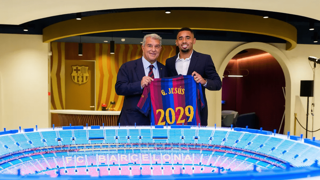Gabriel Jesus of FC Barcelona