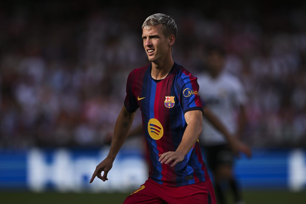Dani Olmo of FC Barcelona