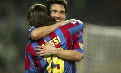 Deco and Messi, Barcelona legends