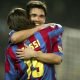 Deco and Messi, Barcelona legends