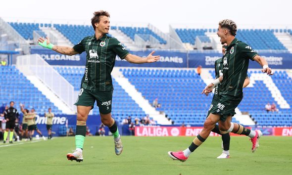 Sergio Canales of Racing Santander